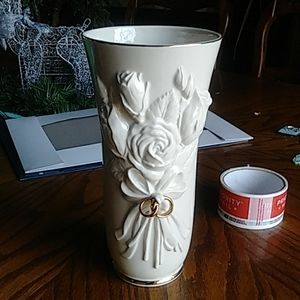 Vintage Lennox wedding tall vase